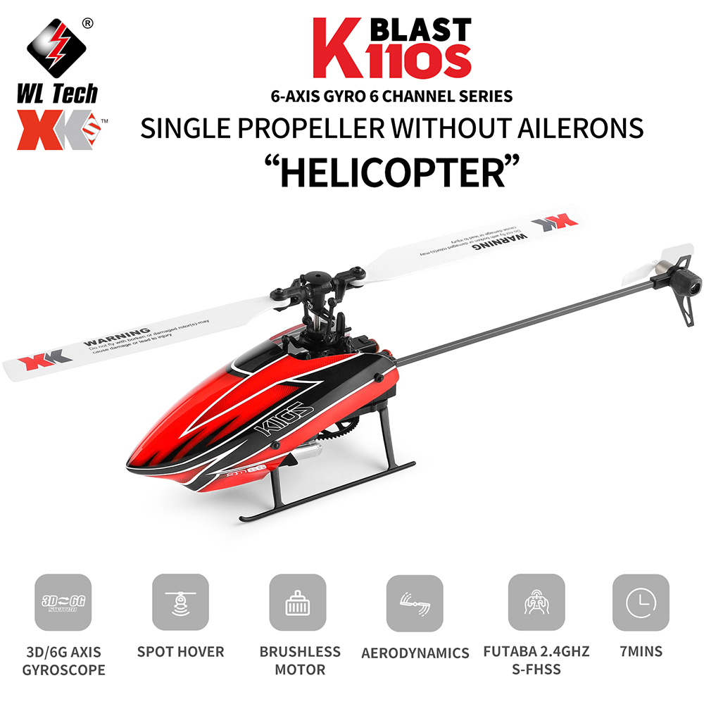 Rc Helicopter Blade - Wltoys Xk K 110S 6ch 3d